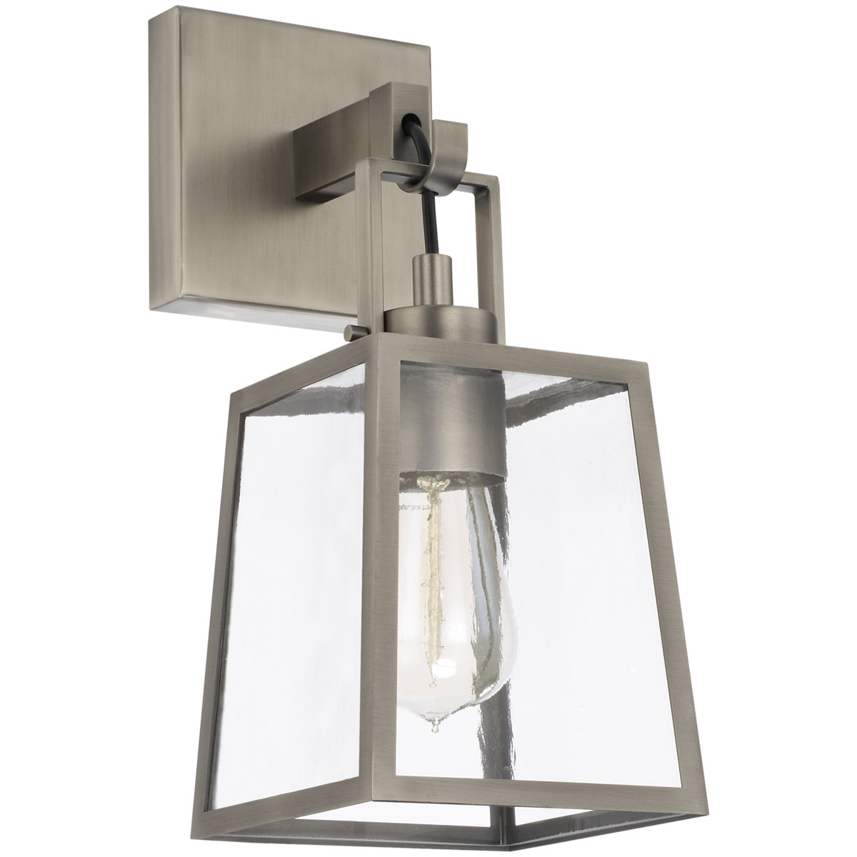 Kenner 1 Light 5.75 inch Antique Nickel Sconce Wall Light
